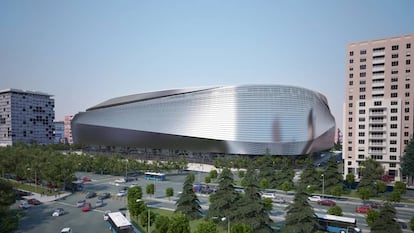 Recreación del nuevo estadio Santiago Bernabéu.