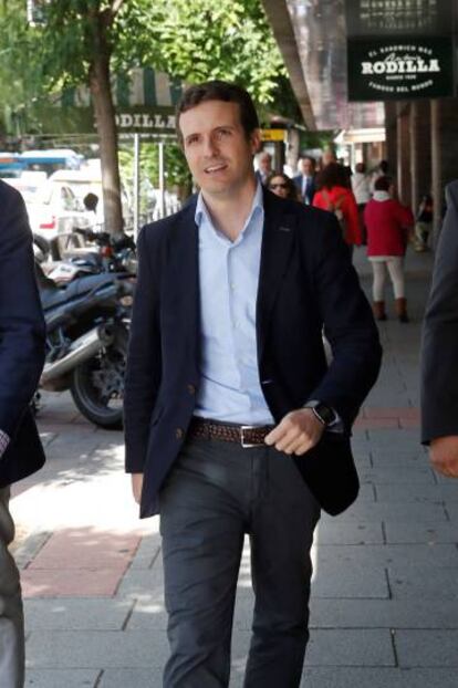 Pablo Casado, el pasado día 11 en Madrid.