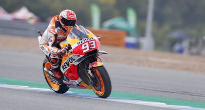 Marc Márquez, en el circuito de Buriram.