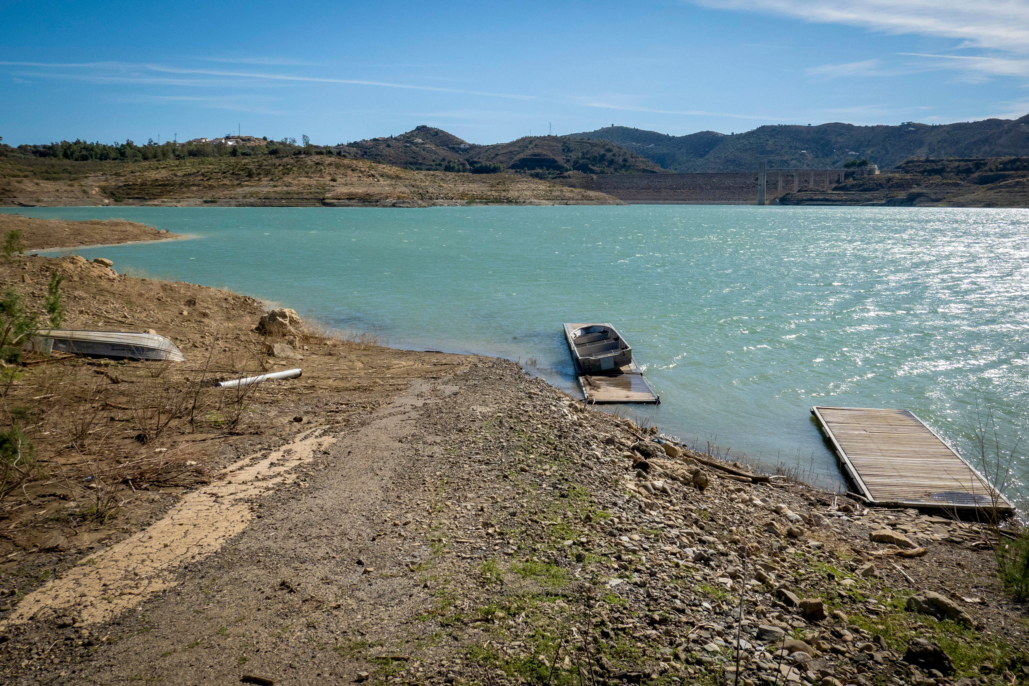 A pesar de las lluvias, el nivel de los embalses no ha dejado de caer...