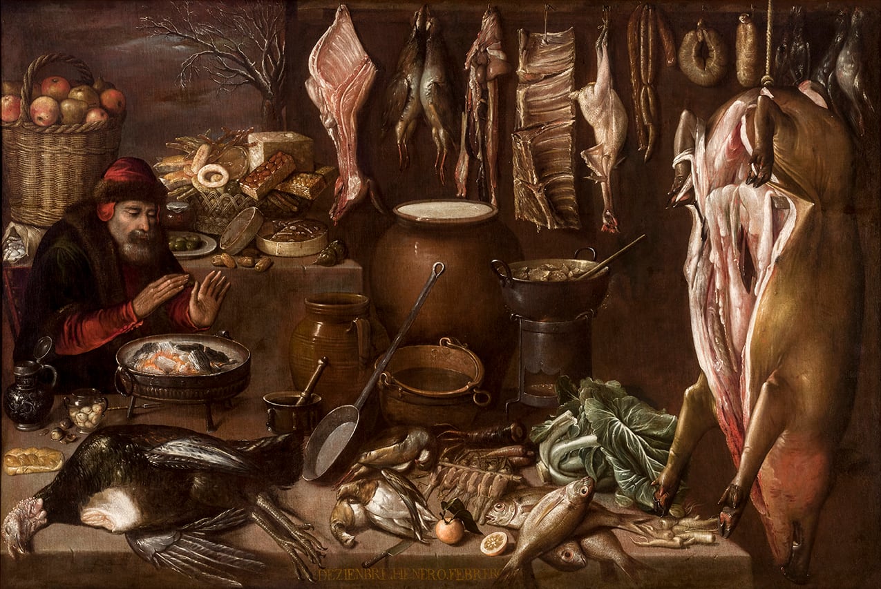 Del bodegón barroco a Elena Santonja, estampas del menú navideño