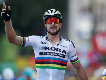 Peter Sagan gana la tercera etapa del Tour de Francia, entre Verviers y Longwy.