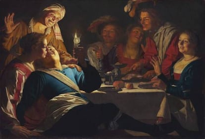 ‘O Filho Pródigo’, de Gerrit van Honthorst, 1623, na Alte Pinakothek de Munique.