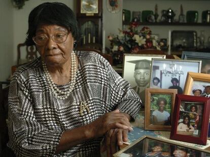 Addie Lee Anderson, una de las víctimas de las esterilizaciones, en Carolina del Norte.