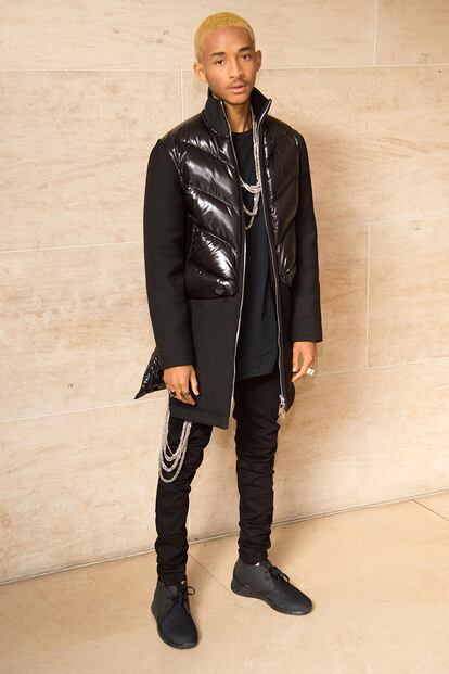 Jaden Smith en el desfile de Louis Vuitton Primavera-Verano 2018.