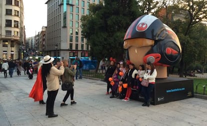El casco situado en La Plaza de España.