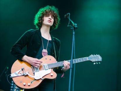 James Edward Bagshaw de Temples actúa en la primera jornada del Primavera Sound.