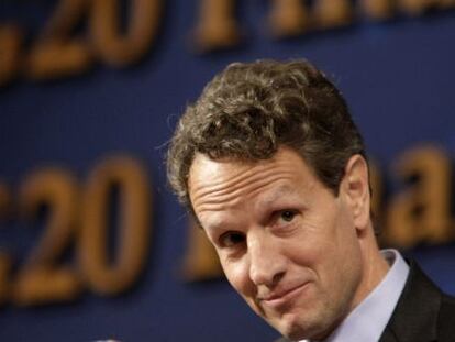 El secretario del Tesoro de EE UU, Timothy Geithner.