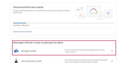 Descarga datos Google