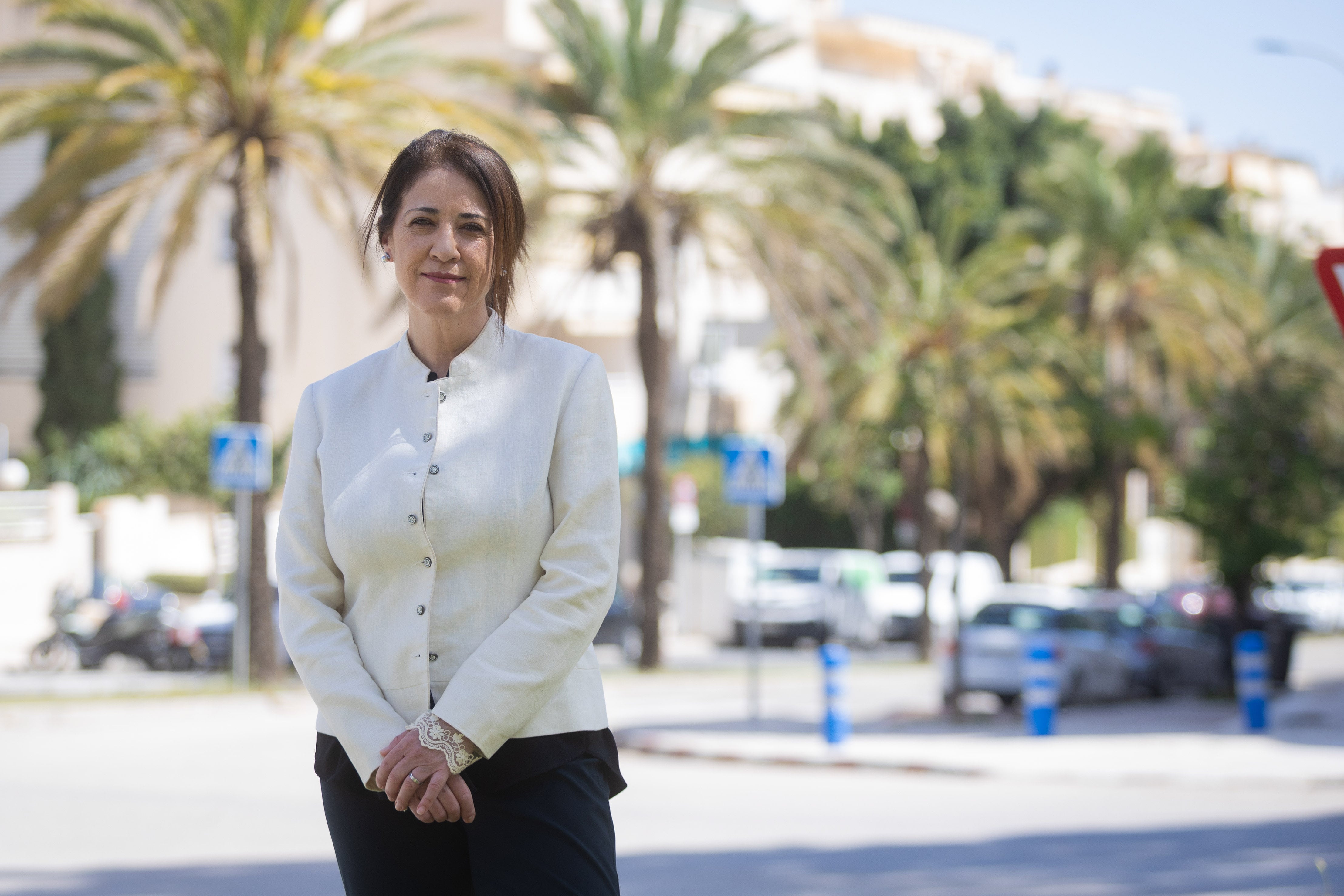La criminóloga Alejandra Gómez-Céspedes, este lunes en Málaga. 