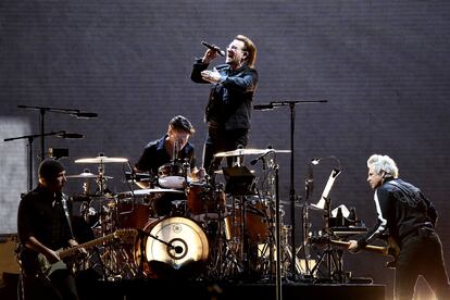 The Edge, Larry Mullen Jr.,Bono and Adam Clayton of U2