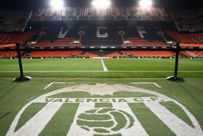 El estadio de Mestalla, sede del Valencia Club de Fútbol, en una imagen de 2020.