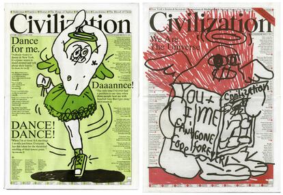 Portadas de los números dos (derecha) y tres de 'Civilization'.