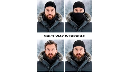 Balaclava em fundo branco