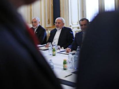 Javad Zarif, el ministro iraní de Exteriores, el viernes en Viena.