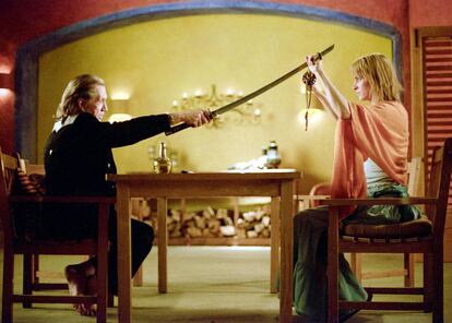 Una Thurman, La Novia, tenía como única meta en la vida matar a Bill (David Carradine) en 'Kill Bill', crónica de una rivalidad sangrienta que 15 años después de su estreno se ha convertido ya en un clásico contemporáneo.