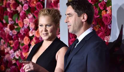 Amy Schumer y Chris Fischer, en los premios Tony en Nueva York el 10 de junio de 2018.