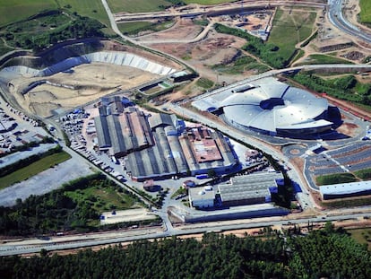 Vista del parque del Alba en Cerdanyola del Vallès, donde está el Sincrotrón Alba y donde se situará la fábrica de prototipaje de chips Innofab.