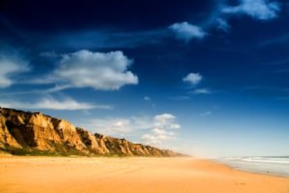 Playón de Rompeculos, en Huelva.
