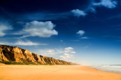 Playón de Rompeculos, en Huelva.