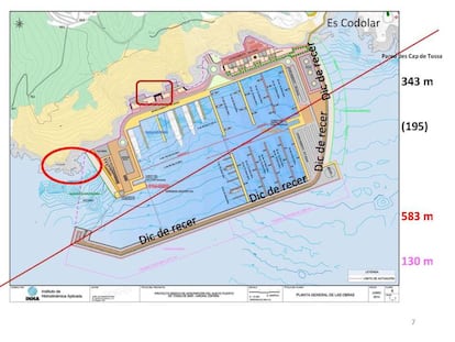 Projecte per a la construcció d'un port a Tossa de Mar.