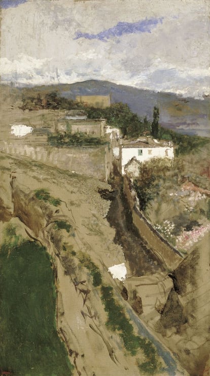 Marià Fortuny: 'Vista de Granada', Museo Nacional de Arte de Catalunya.