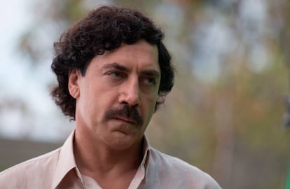 Javier Bardem, in a scene from ‘Loving Pablo.’