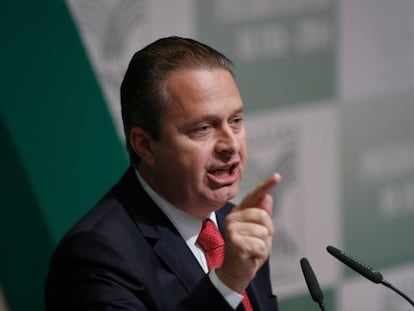 O candidato do PSB ao Planalto, Eduardo Campos.