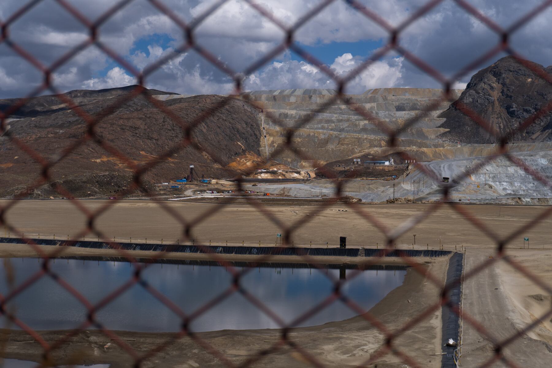 Vista del proyecto minero Toromococho en Junín (Perú), el 19 de septiembre.