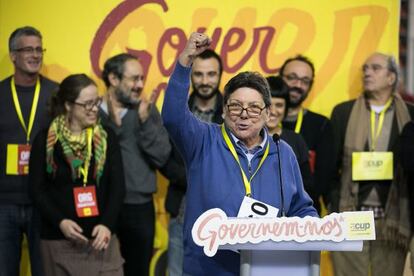 La diputada de la CUP, Gabriela Serra.