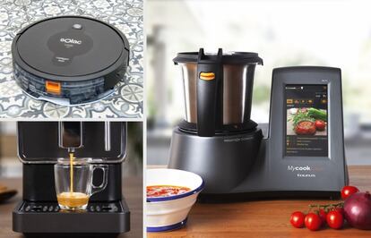 Robots aspiradores, cafeteras automáticas o robots de cocina son algunos de los productos para el hogar rebajados en la tienda 'online' de Taurus.