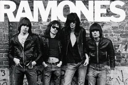 Portada del &aacute;bum Ramones, de la banda The Ramones.