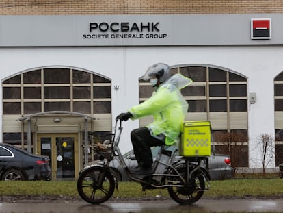 Oficina en Moscú de Rosbank, de cuya participación se ha desprendido la francesa Société Générale.