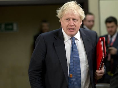 Boris Johnson el 6 de diciembre.