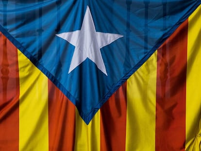 A Catalan Pro-Independence flag.