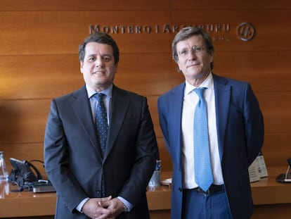 De izquierda a derecha, Leonardo Neri y Javier Valdecantos, socios directores de Montero Aramburu Abogados