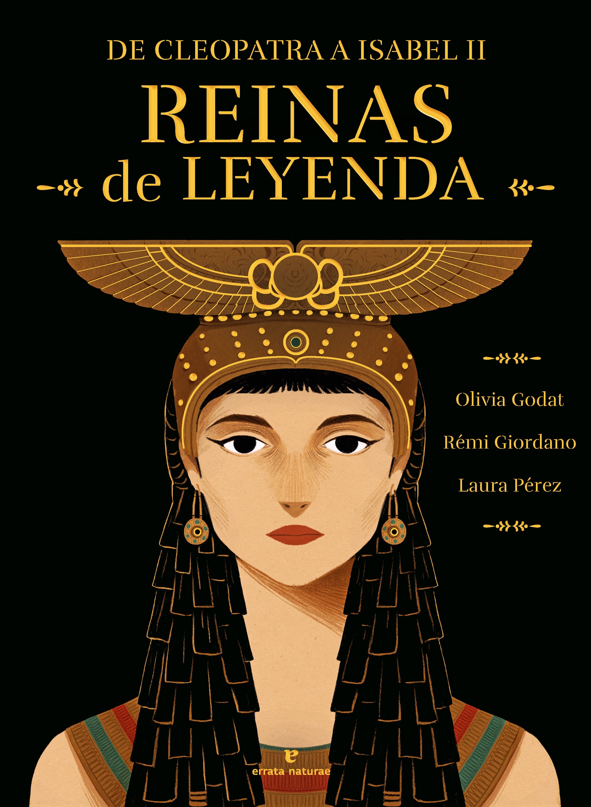 Portada de 'Reinas de leyenda. De Cleopatra a Isabel II', de