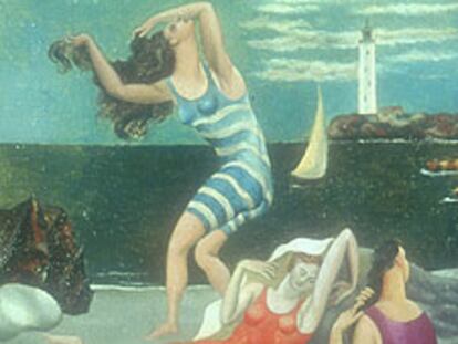 <i>Baigneuses,</i> de Picasso.