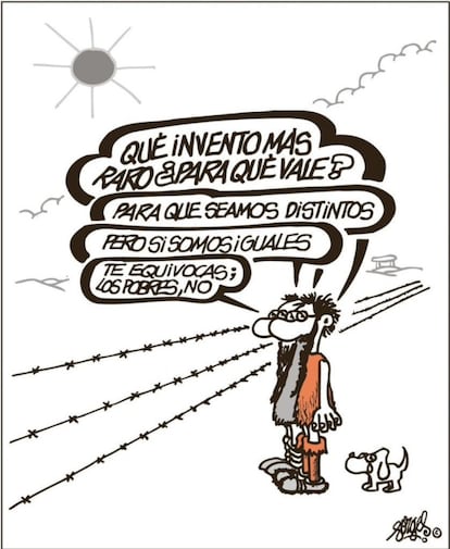 Viñeta de Forges publicada o 4 de setembro em El País