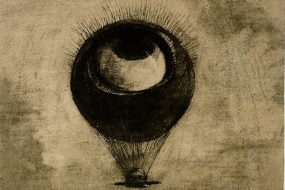 &#039;Ojo- Globo&#039;, Edgar Allan Poe visto por Odilon Redon.