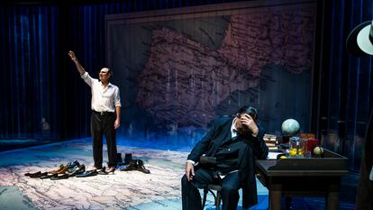Escena de la obra 'Los hermanos Machado', de Alfonso Plou.