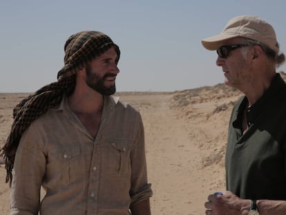 Joseph y Ranulph Fiennes, en la serie documental 'Egipto con los Fiennes'.