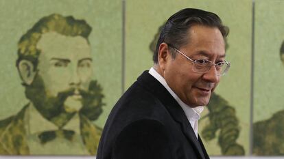 El presidente de Bolivia, Luis Arce, en La Paz, el 29 de junio