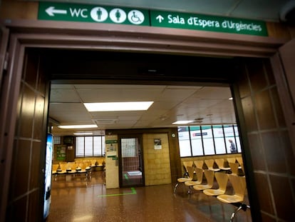 Una de las salas de urgencias del hospital Clinic de Barcelona.