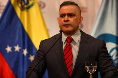 El fiscal de Venezuela, Tarek William Saab, habla sobre el atentado.