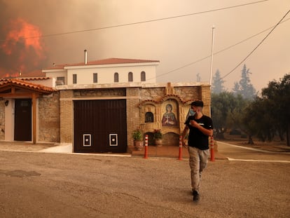 Incendio Atenas
