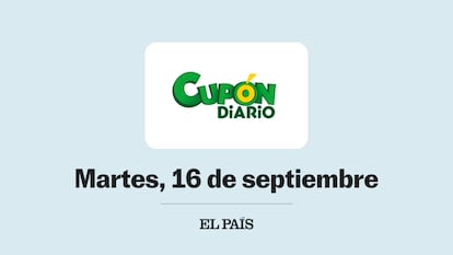 Cupón diario ONCE martes 16 septiembre 2025