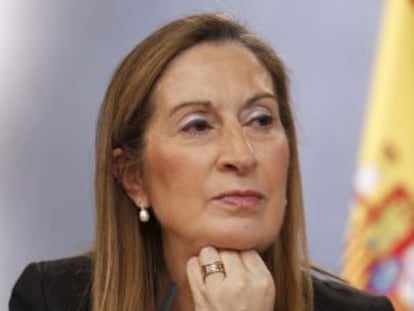 La ministra de Fomento, Ana Pastor.