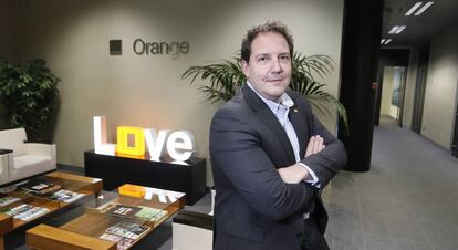 Laurent Paillassot, en las oficinas centrales de Orange España.