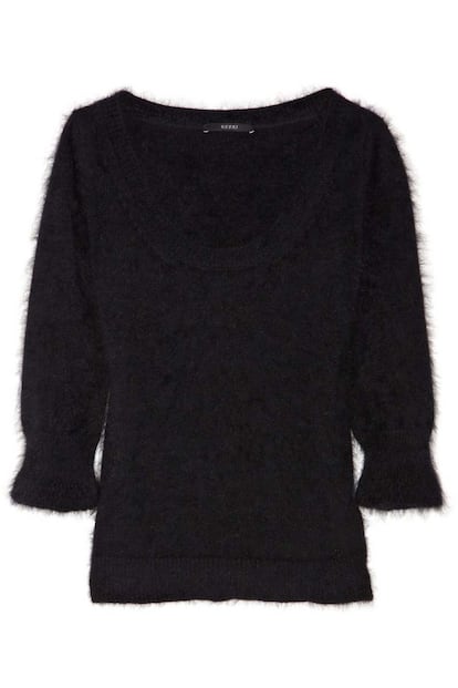 Jersey de angora negro de Gucci (650 euros).